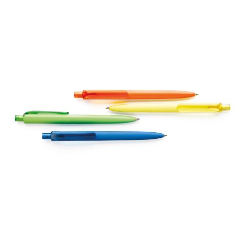 Prodir DS8 push ballpoint pen Soft Touch orange | Without Branding | Without Branding | Black