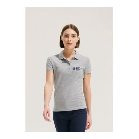 PEOPLE WOMEN'S POLO 210 Grey Melange 2 | XL | No Branding | not available | not available | not available