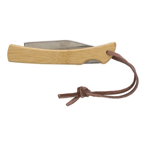 Stainless steel and bamboo foldable knife Beckett brown | No Branding | not available | not available