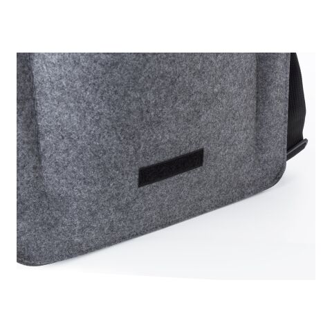 RPET felt laptop bag Layla dark grey | No Branding | not available | not available