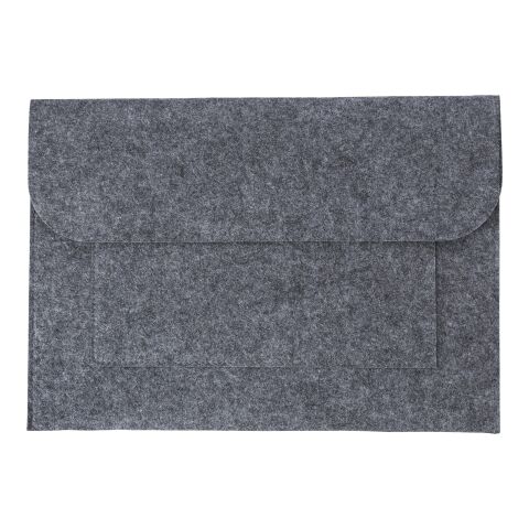 RPET felt document bag Riley dark grey | No Branding | not available | not available