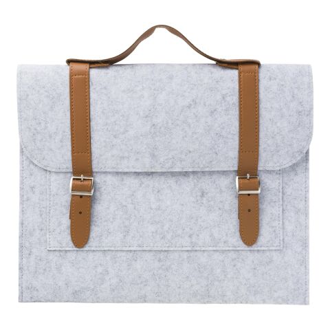 RPET felt document bag Amelia grey | No Branding | not available | not available