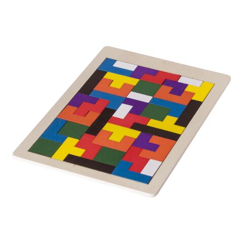 Wooden jigsaw game Skyla brown | No Branding | not available | not available