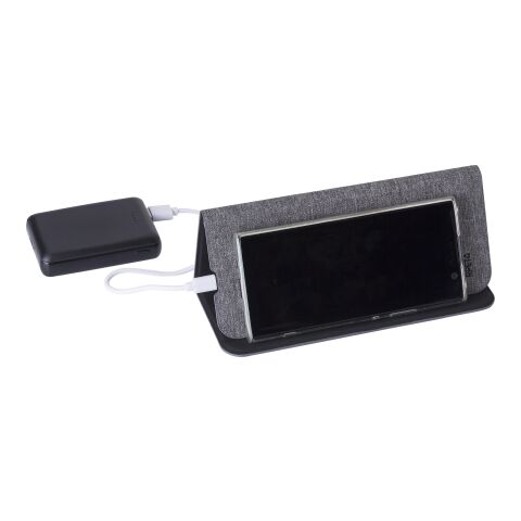 RPET wireless fast charger mousemat Selene grey | No Branding | not available | not available