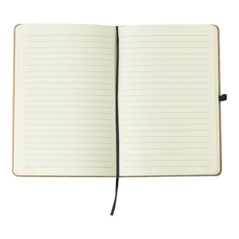 Recycled leather notebook (A5) Gianna black | No Branding | not available | not available