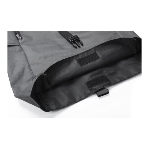 RPET polyester (600D) rolltop backpack Evie grey | No Branding | not available | not available