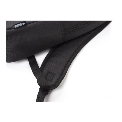 RPET polyester (600D) laptop backpack Phineas black | No Branding | not available | not available