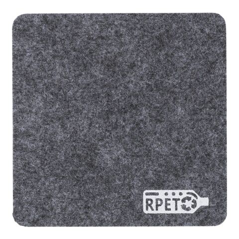 RPET felt coaster set Lawrence grey | No Branding | not available | not available