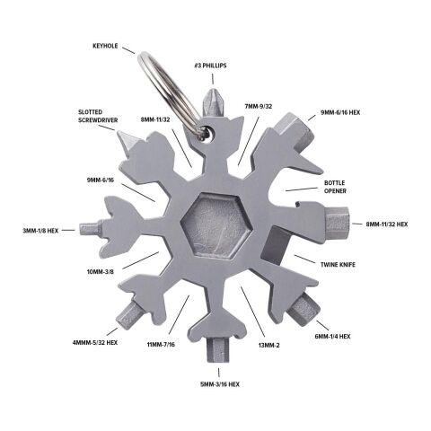 Stainless steel multi-tool Abel silver | No Branding | not available | not available