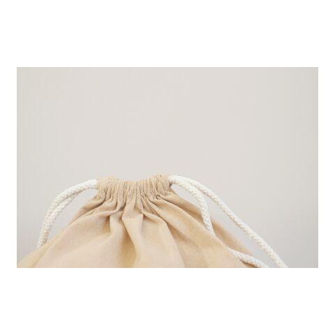 Recycled cotton drawstring bag Joy red | No Branding | not available | not available