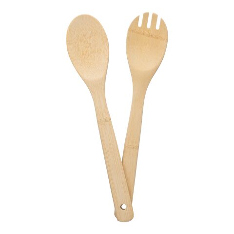 Bamboo salad cutlery Elara brown | No Branding | not available | not available