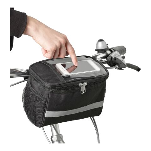 Polyester (600D) bicycle cooler bag Prisha black | No Branding | not available | not available