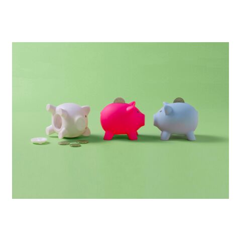 PVC piggy bank Roger white | No Branding | not available | not available