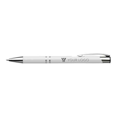 Aluminium ballpen Albacete white | No Branding | not available | not available