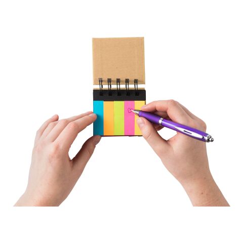 Cardboard memo folder Clemence brown | No Branding | not available | not available