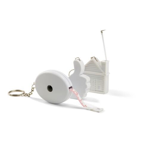 PE 2-in-1 key holder Nassir white