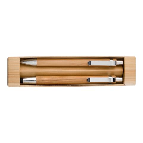 Bamboo writing set Darlene brown | No Branding | not available | not available