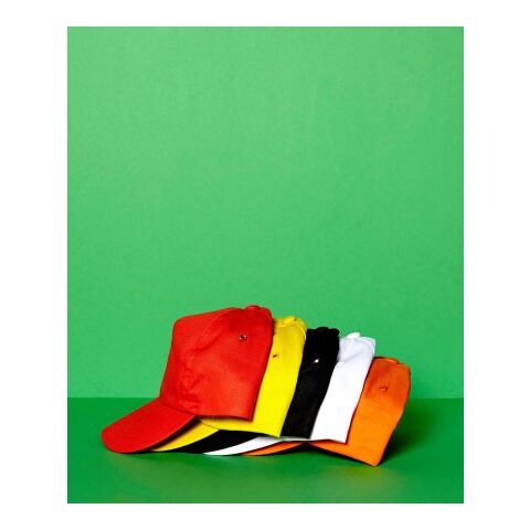 Cotton twill cap Lisa yellow | No Branding | not available | not available