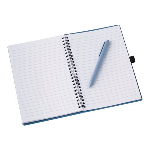 Wheat straw notebook with pen Massimo blue | No Branding | not available | not available