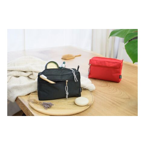 RPET toiletry bag Natasha black | No Branding | not available | not available