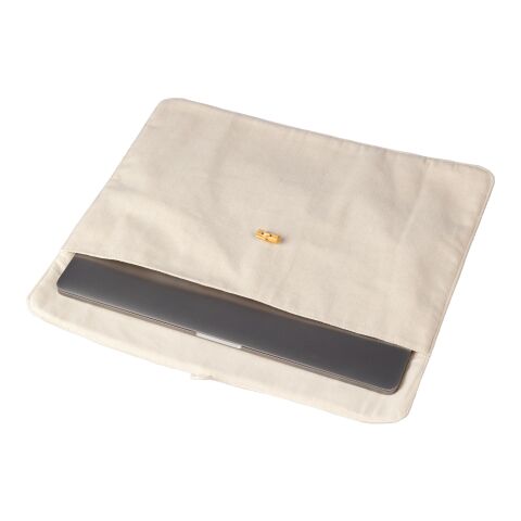 Cotton (220 gr/m2) laptop pouch Dirk black | No Branding | not available | not available