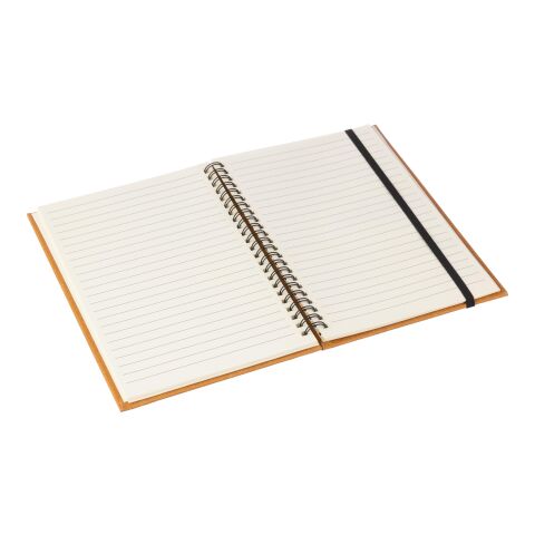 Recycled leather notebook A5 Egon black | No Branding | not available | not available