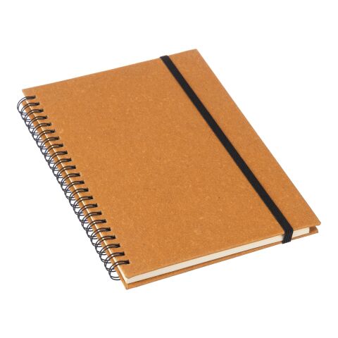 Recycled leather notebook A5 Egon brown | No Branding | not available | not available