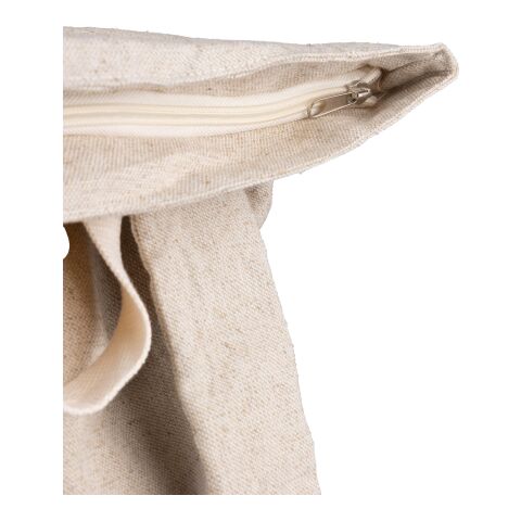 Hemp (280 gr/m2) roll-top backpack Margarete khaki | No Branding | not available | not available