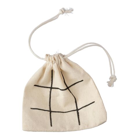 Natural wooden tic-tac-toe game Waltraud khaki | No Branding | not available | not available