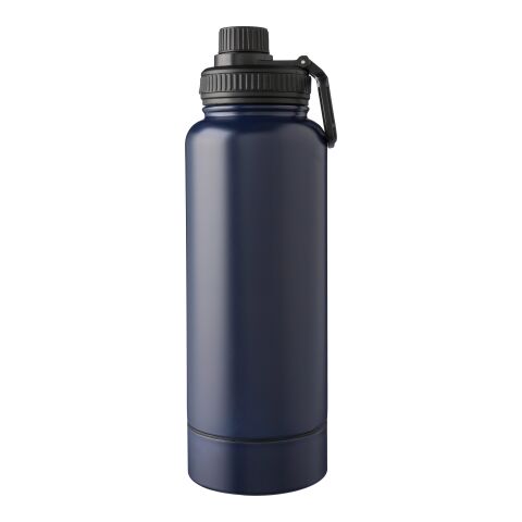 Stainless steel double-walled drinking bottle 1000 ml Nathaniel blue | No Branding | not available | not available