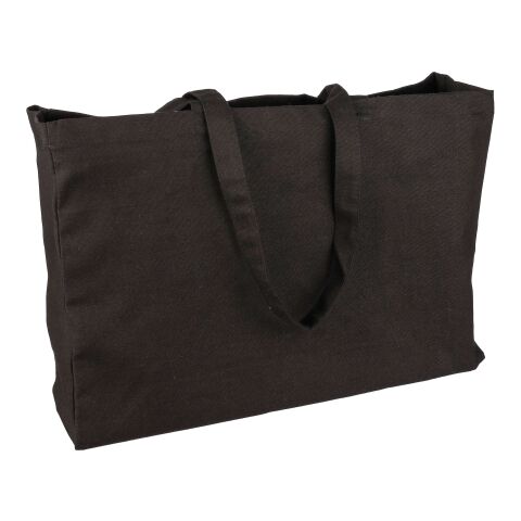 Oeko-Tex cotton (280 gsm) shopping bag Hugh black | No Branding | not available | not available