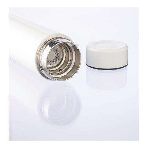 Stainless steel double-walled flask 425 ml Mary silver | No Branding | not available | not available