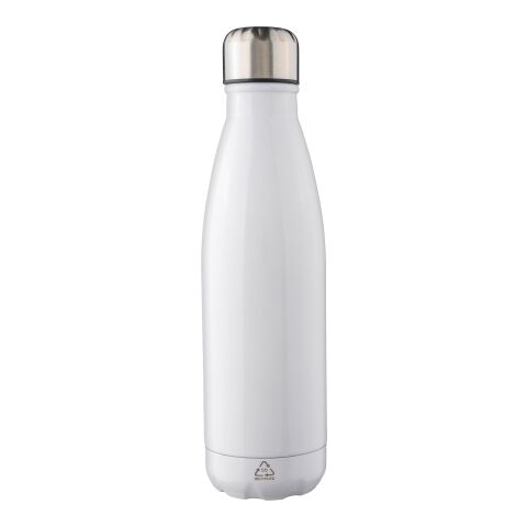 Recycled stainless steel single-walled flask 650 ml Cliff red | No Branding | not available | not available