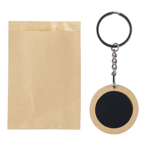 Bamboo keychain Gene black | No Branding | not available | not available