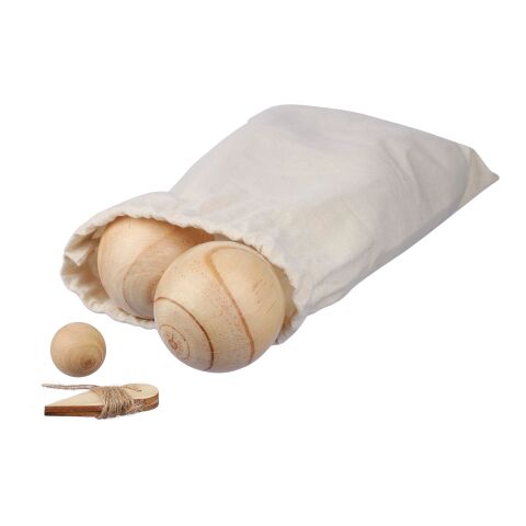 Wooden ball game set Quillian brown | No Branding | not available | not available