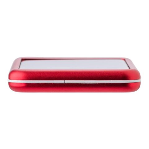 Aluminium solar power bank Tycho red | No Branding | not available | not available