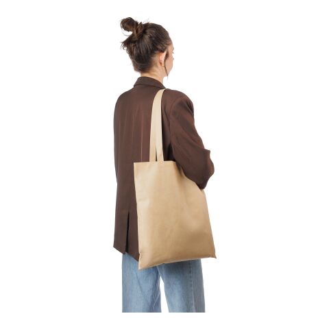 Nonwoven (80 gsm) shopping bag Taye black | No Branding | not available | not available