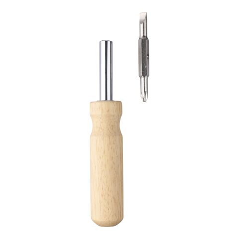 Rubberwood screwdriver set Leni brown | No Branding | not available | not available