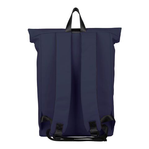 Recycled PU backpack Naiya blue | No Branding