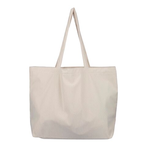 Corduroy tote bag Tino grey | No Branding
