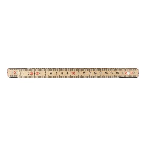 Birchwood foldable ruler Ezio brown | No Branding