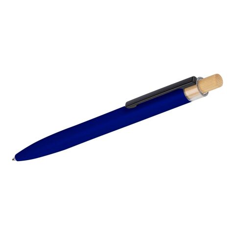 Recycled aluminium lacquered push ballpen Maren blue | No Branding
