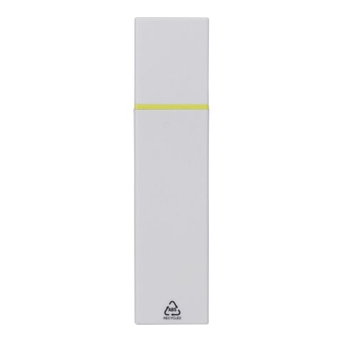 Recycled ABS text marker Kavi yellow | No Branding