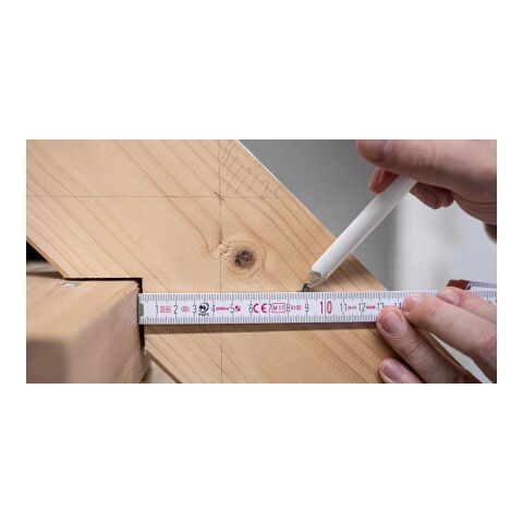 Folding ruler Stabila Pro white