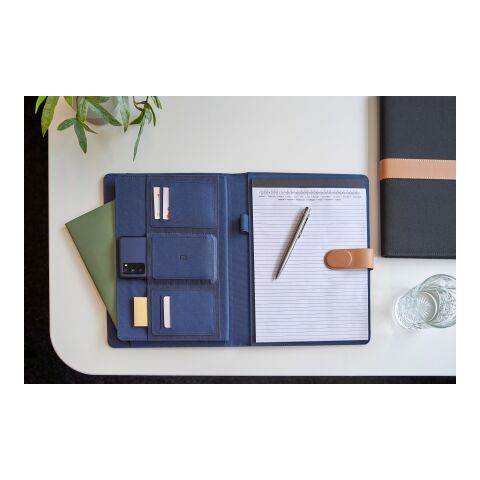 rPET foldable portfolio A4 Sven blue | No Branding | not available | not available