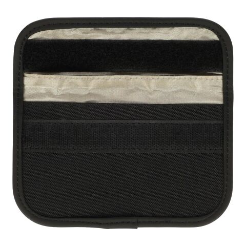 Recycled key and card pouch Ripple black | No Branding | not available | not available