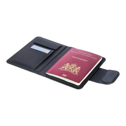 Recycled passport holder with tracking Mavi black | No Branding | not available | not available