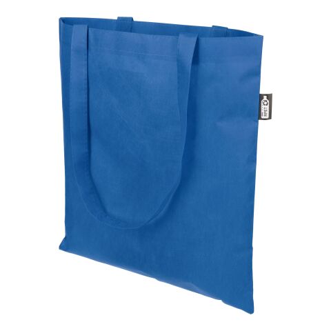 Recycled nonwoven (80 gsm) shopping bag Vian cobalt blue | No Branding | not available | not available