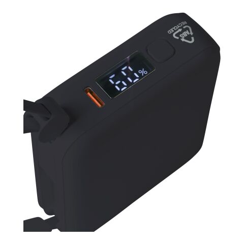 Recycled ABS powerbank Jona black | No Branding | not available | not available