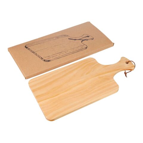 Cutting board Daxton | Recycled pinewood | With handle brown